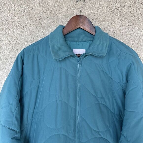 Adidas‎ Neuclassics Quilted Jacket NWT Men's Medium Arctic Fusion Full Zip Coat - Picture 6 of 16